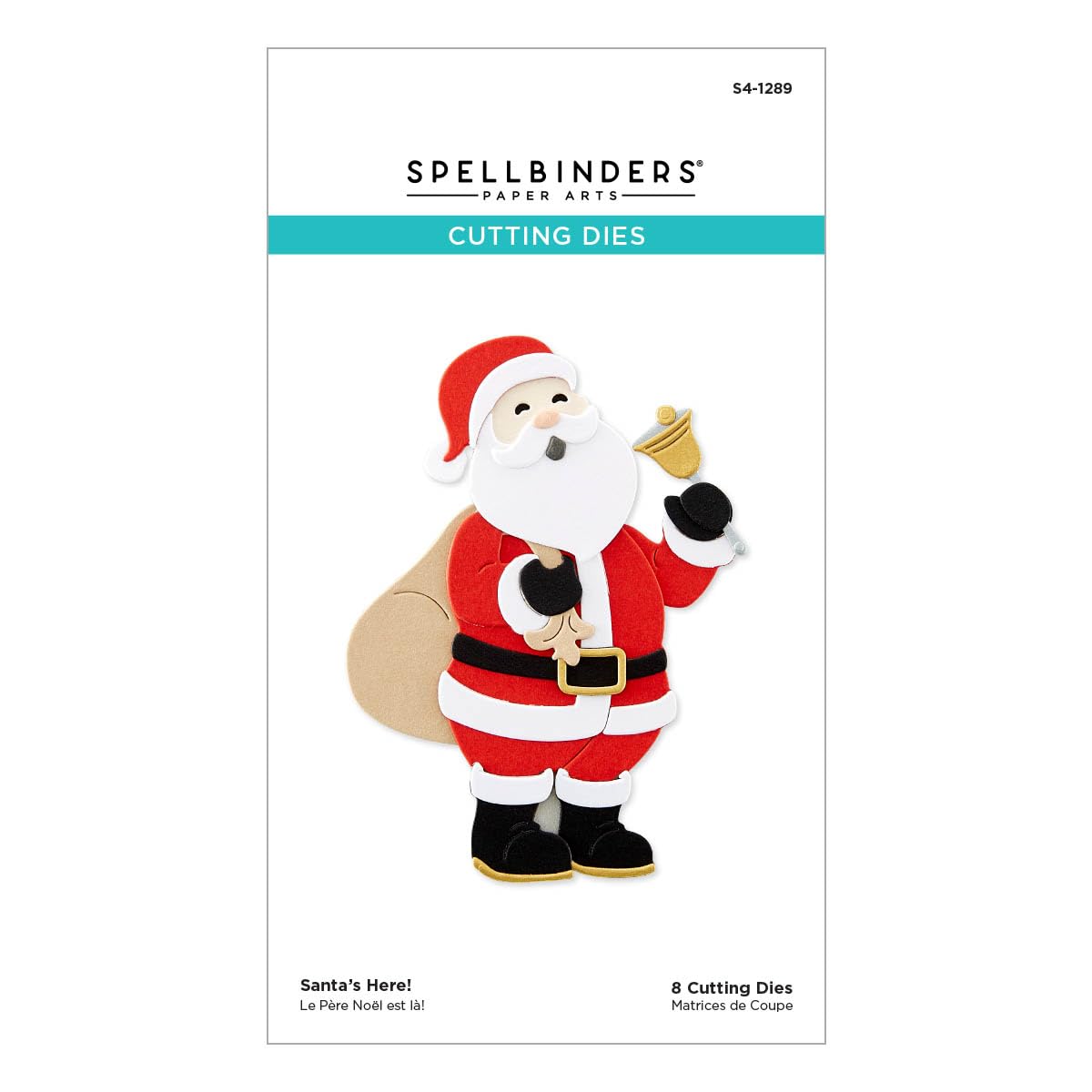 Spellbinders Santa's Here! Etched Dies from the Classic Christmas Collection