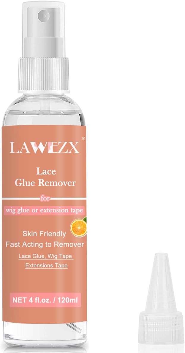Tape Remover 4OZ/120ml, LAWEZX Tape in Extension Remover, Extra Strong Fast Acting Wig Remover