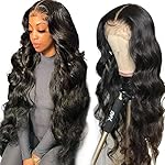 28 inch 13x5 HD Full Lace Front Wigs Human Hair Pre Plucked With Baby Hair 180 Density Body Wave Wigs For Women Natural Frontal Wig