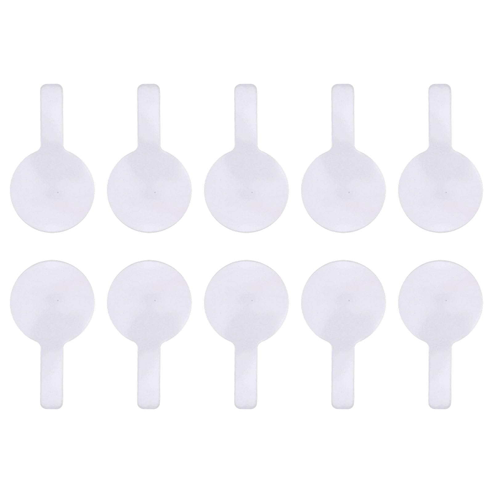 Kalttoy 10Pcs Double Sided Answer Paddle Small Handheld Paper Whiteboards for Classroom Teaching Meeting Auction Paddles Paper Saving Writing Pad
