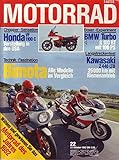 bmw r 100 rt classic  Motorrad Nr. 22/1982 27.10.1982 Boxer-Experiment BMW Turbo R 100 RT mit 100 PS