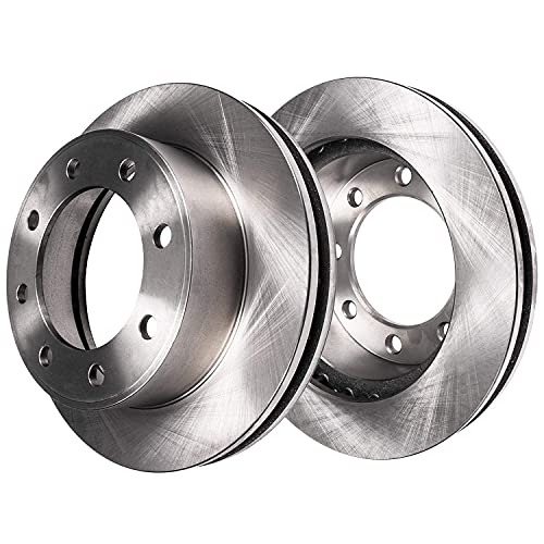 Image of Detroit Axle - Rear Brake Kit for 2005-2012 Ford F-250 Super Duty, 2009-2012 F-350 Super Duty, Disc Brake Rotors Ceramic Brakes Pads with Hardware Replacement : 13.38 inch inch Rotor