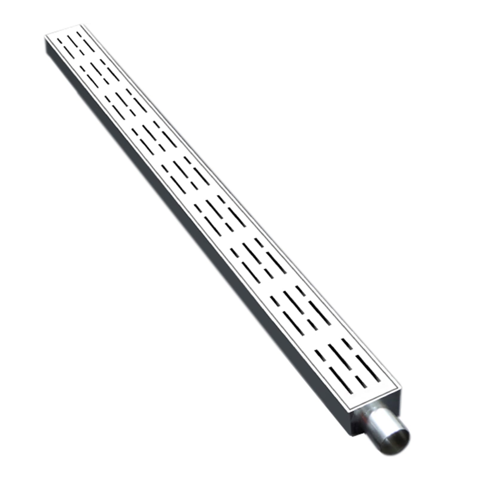 Générique Caniveau de Drainage Robuste pour béton - Tranchée de Drainage extérieure pour Cour et Patio avec Grille en Acier Inoxydable, idéal pour allée, Trottoir et Chem
