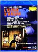 (未使用･未開封品)　Lelisir Damore [DVD] [Import] og8985z Amazon.com: Donizetti: L'elisir d'amore[Blu-ray] : Villazon