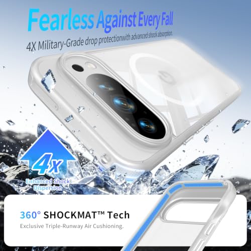 Image of Magnetic Case with Clear Back for Google Pixel 10 /10 Pro, Fit for MagSafe