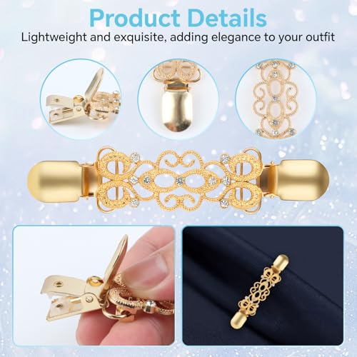 7 Pcs Cinch Clips for Women Clothing Retro Sweater Dress Clips Back Cinch Set Pant Waist Tightener2