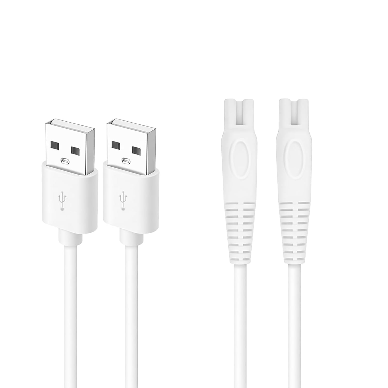 USB Charger Cord Compatible with Finishing Touch Flawless Legs Shaver – 5V USB Power Cable for Women’s Electric Trimmer, 2-Pack (NOT for Flawless Body Razor and Flawless Nu Razor)