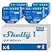 Shelly Plus 1, Relé Interruptor Inteligente Wi-Fi & Bluetooth, Luces Inalámbricas, Compatible Con Alexa & Google Home, Control remoto por iOS Android App, No necesita hub (4 Piezas)