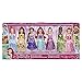 Disney Princess Party Dress Pack, Include Bambole Ariel, Aurora, Belle, Cenerentola, Jasmine, Rapunzel e Tiana Fashion