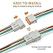 ALFOCI 1 Set 12 Pin DT Deustch Waterproof Automotive Electrical Butt Connector with 16AWG -40℃-105℃ 600V Wires and Heat Shrink Tubes Connectors Kit for Car Truck Boat (F 12Pin Wiring 1Pair)