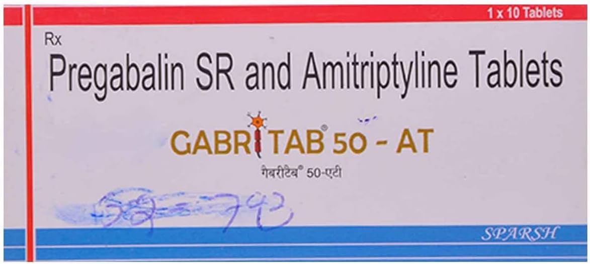 Gabritab 50-AT - Strip of 10 Tablets