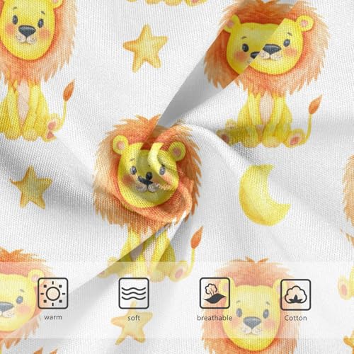 Joisal Cotton Girls Underwear Toddlers Cute Lions Stars Girl Panties Cute Fun Kids Briefs Undies 2t3