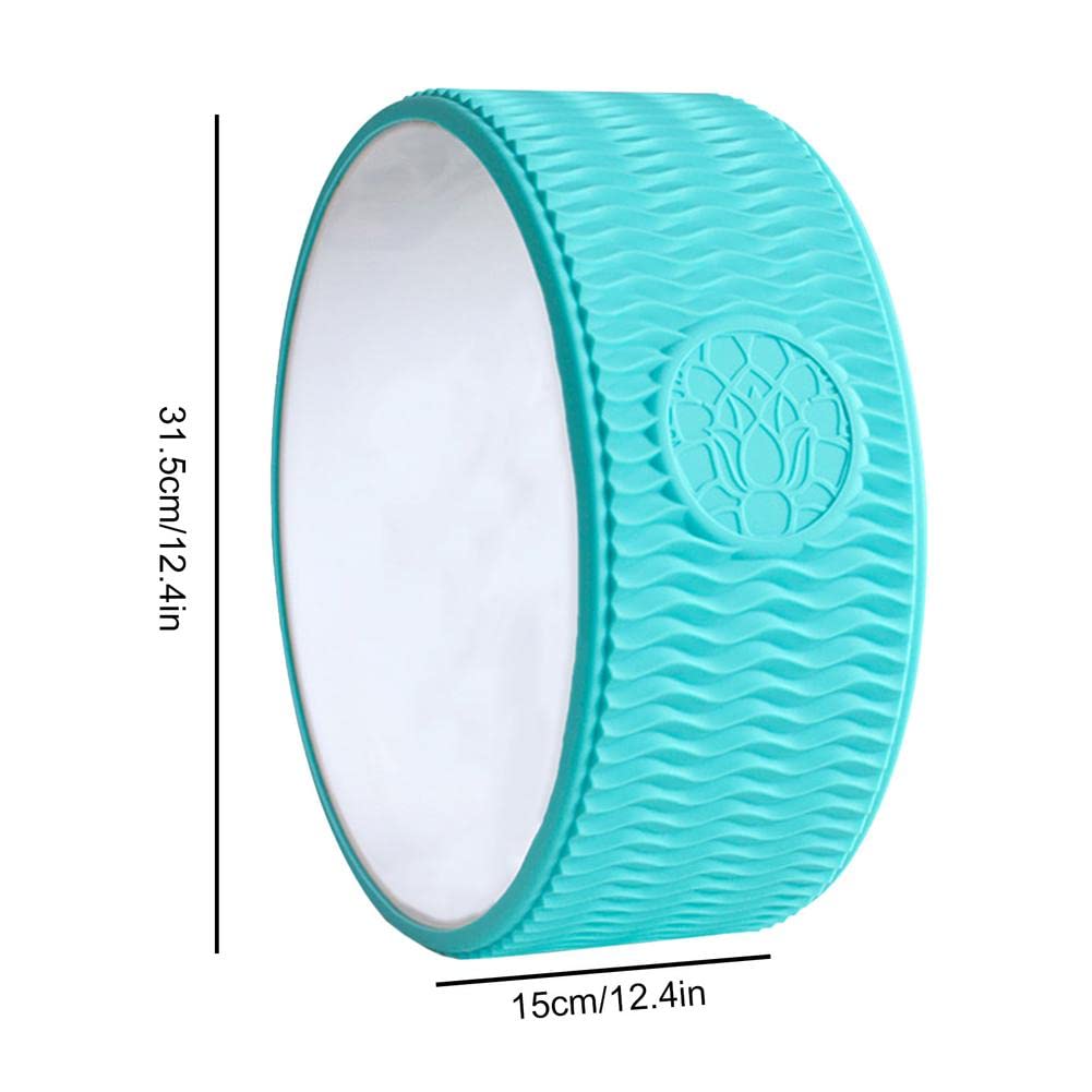 Ruota Yoga Cerchio Ruota Rullo Spinale Yoga Antiscivolo per Alleviare Il Dolore alla Schiena E Migliorare L'allenamento della Flessibilità di Backbends