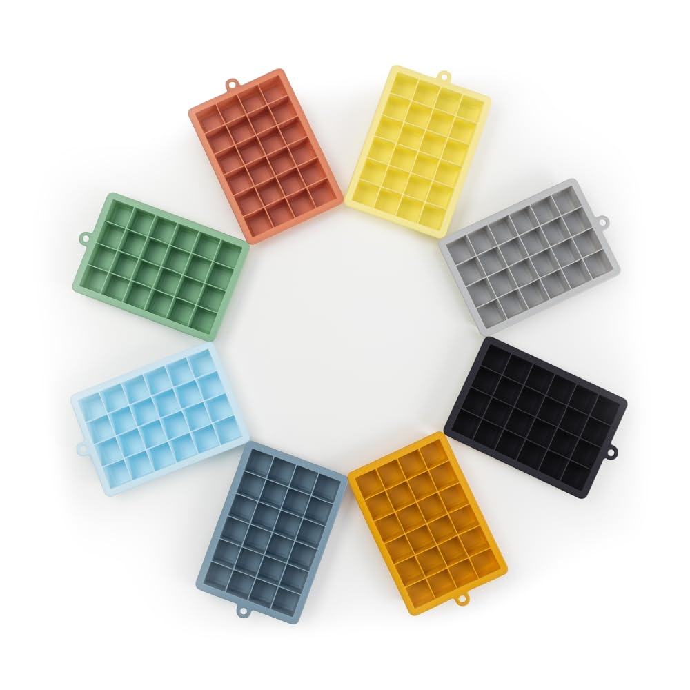 Stampo Ghiaccio In Silicone Blumtal - 2 Pezzi, Con Coperchio, Cubetti Da 2.6cm, Senza BPA, Per Cocktail E Bevande - Foto 2