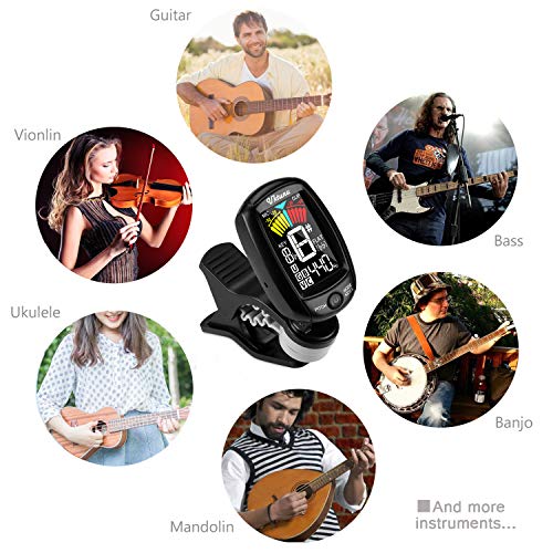 Accordeur de Guitare Electrique Uktunu A3-CS Tuner 360 Degrés Rotation Digital Ecran en Couleur LCD Violon Ukulélé Guitare Classique Folk Mandoline Banjo Chromatique à Pince Debutant Mélomane - Les Beatles, Paul McCartney, John Lennon, RIngo Starr, George Harrison Accordeur de Guitare Electrique Uktunu A3-CS Tuner 360 Degrés Rotation Digital Ecran en Couleur LCD Violon Ukulélé Guitare Classique Folk Mandoline Banjo Chromatique à Pince Debutant Mélomane – Image 7