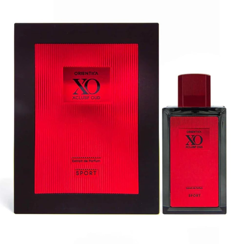 Orientica XO Xclusif Oud Sport Extrait de Parfum – Spicy, Woody, Amber, Lavender, Jasmine, Saffron, Orange Blossom, Cedar, Oakmoss, Tonka - Arabic Perfume for Men & Women – 2.0oz / 60ml