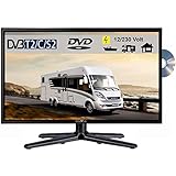 Reflexion LDDW240 LED Fernseher 23.6 Zoll TV DVB-S2 / C / T2 DVD, 12Volt 230 Volt