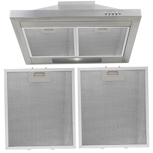 Filtros de campana extractora de cocina en aluminio de 267x305x9 mm para recambio de extractor 2