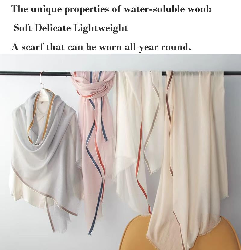 Cashmere-soft lightweight wool scarf, Pashmina Shawls and Wraps for Evening Dresses Travel Office Wedding3