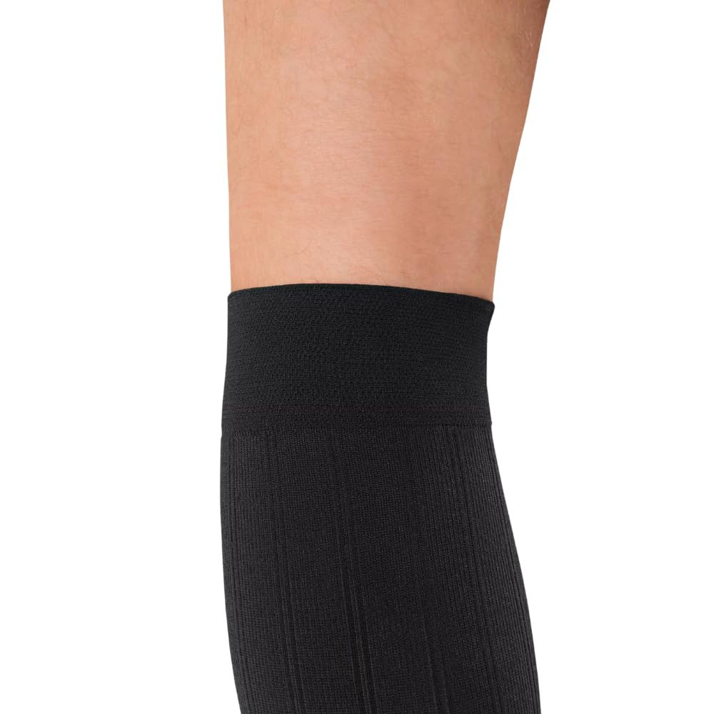 Jobst forMen Explore - Herren Kompressionsstrümpfe Kniestrümpfe | KKL2 | long | Schwarz | VI | Reisestrümpfe | Freizeitstrümpfe | mit Baumwolle und integrierten Carbonfasern