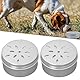 Qcwwy Hundeduft-Trainingsboxen, 10-teiliges Hundeduft-Trainingsset, Hohldeckel, Hundenasen-Arbeitsbehälter mit 10 Weichen Magnetischen Aufklebern für Hunde-Riechtrainingsaktivitäten