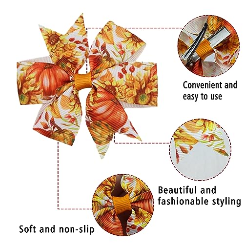 Pince à cheveux d'automne feuille d'érable, le cadeau idéal pour coiffure de bébé - 3