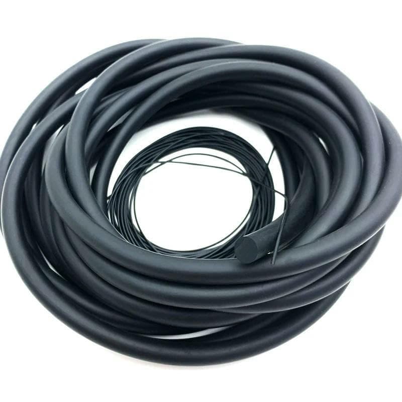 2/5/10M Dia 0,8 1,5 1,8 2 2,5 3 4 5 5,3 6 mm Striscia di tenuta nera solida in gomma nitrilica resistente all'olio Striscia rotonda Striscia-OD 6,5 mm