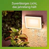 Philips Lois Outdoor Flutlichtstrahler, Außenbeleuchtung, Schwarz | LED Leuchte für den Außenbereich, IP65 wetterfest, 20 W, 3000 K weißes Licht, Ohne Sensor – Ansicht 4