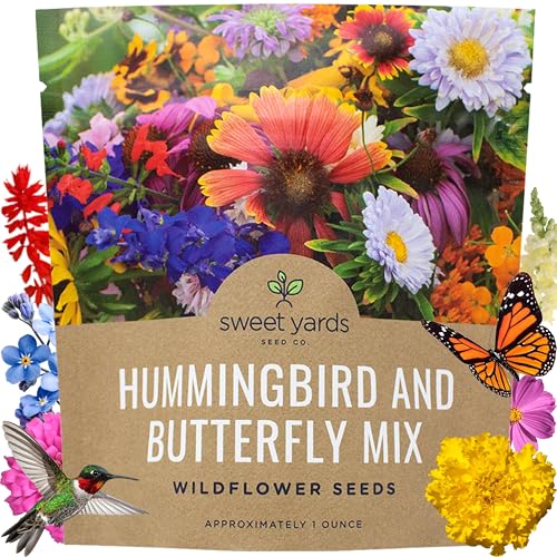 Wildflower Seeds Butterfly and Humming Bird Mix - Large...