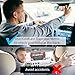 Baby Car Mirror For Car Back Seat Full View Infant Monitoring and Road Safety with Dual Mode Remoted-Activated Lighting System and Car Sunshades