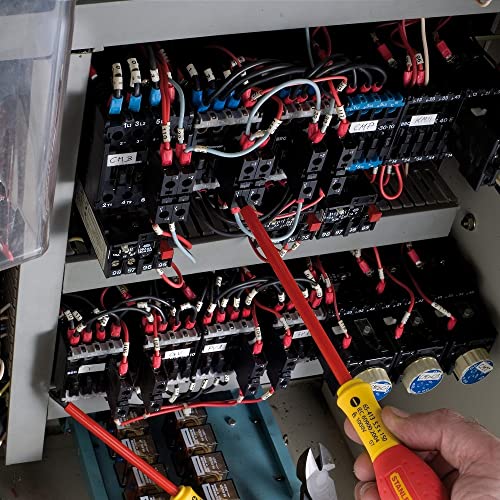 Tournevis STANLEY FATMAX isolé 1000 V Electricien Embout plat Sécurité 1000 volts - vue 4
