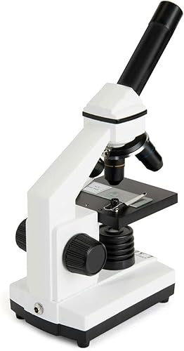 Miniatura 5 de Celestron Microscopio compuesto 44128 CL-CM800, aumento 40x-800x, blanco