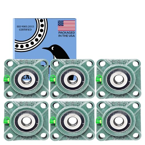 Image of PGN UCF202-10 (6 Pack) Square Flange Bearing 5 /8 inch Bore