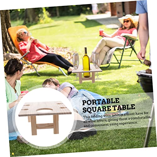 Table de pliable extérieure compacte BESTonZON structure légère haute résistance