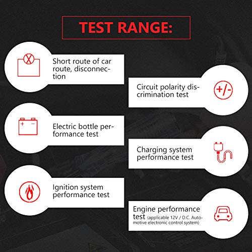 Elektrische circuitdoorgangstester 6 V/24 V met lichtindicator Diagnostische instrumenten - Image 7