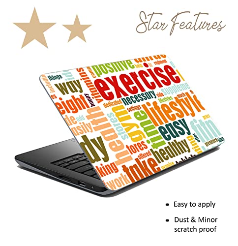 Image of Paper Plane Design Laptop Skins Sticker (15.6 inches) Des 22 (E)