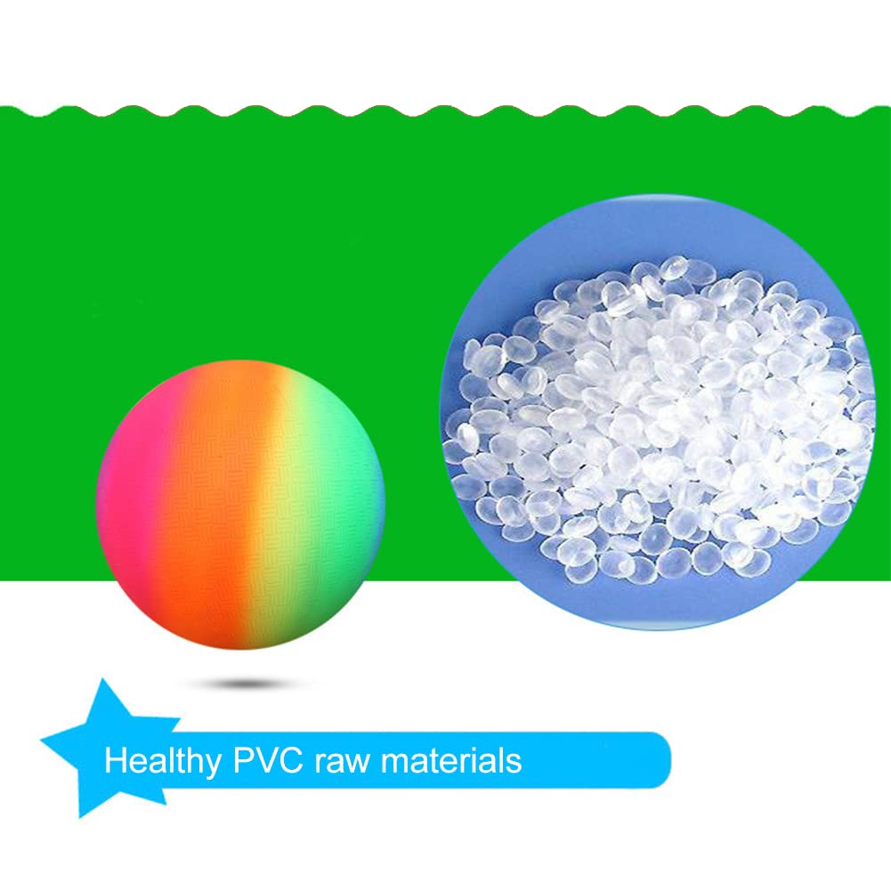 Grote PVC Stuiterbal Voor Kinderen - Regenboog Design - Speelbal Voor Binnen Buiten 215 Cm