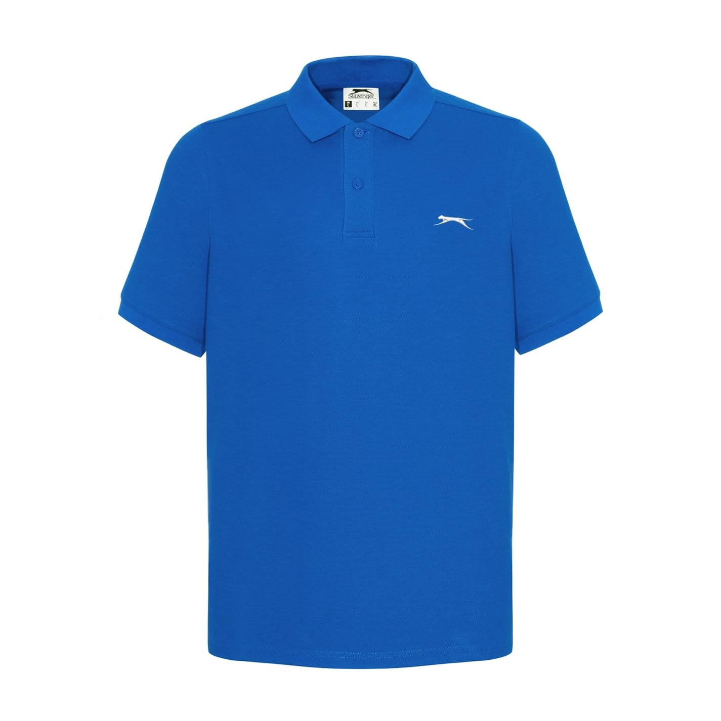 Slazenger Mens Plain Polo Shirt Royal Blue XXL