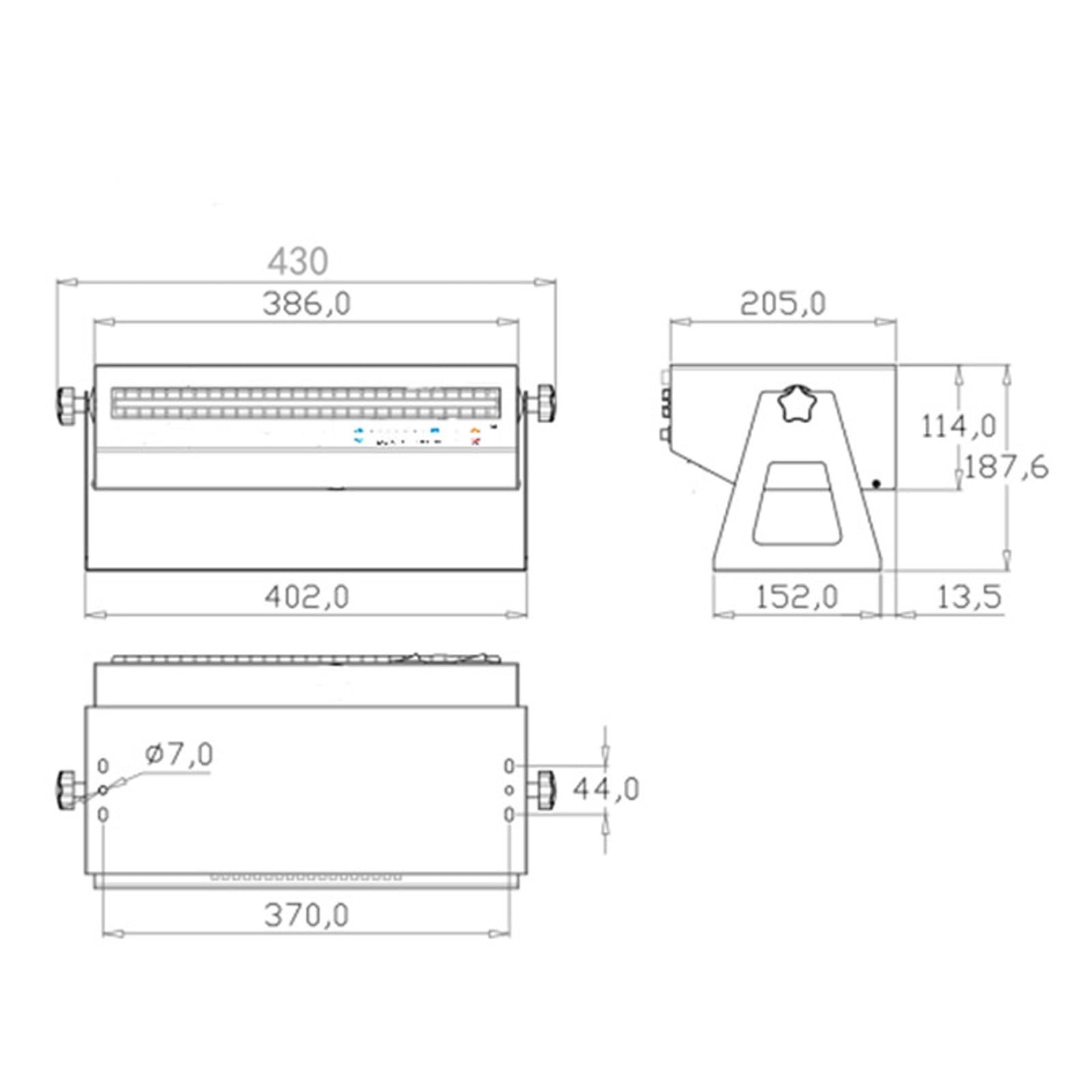 Soplador de Aire ionizante de Escritorio/Montaje en Pared de 350 W, Ventilador de Iones antielectrostático con Soporte Horizontal y luz indicadora de Iones, Volumen de Aire iónico 200-600 CFM