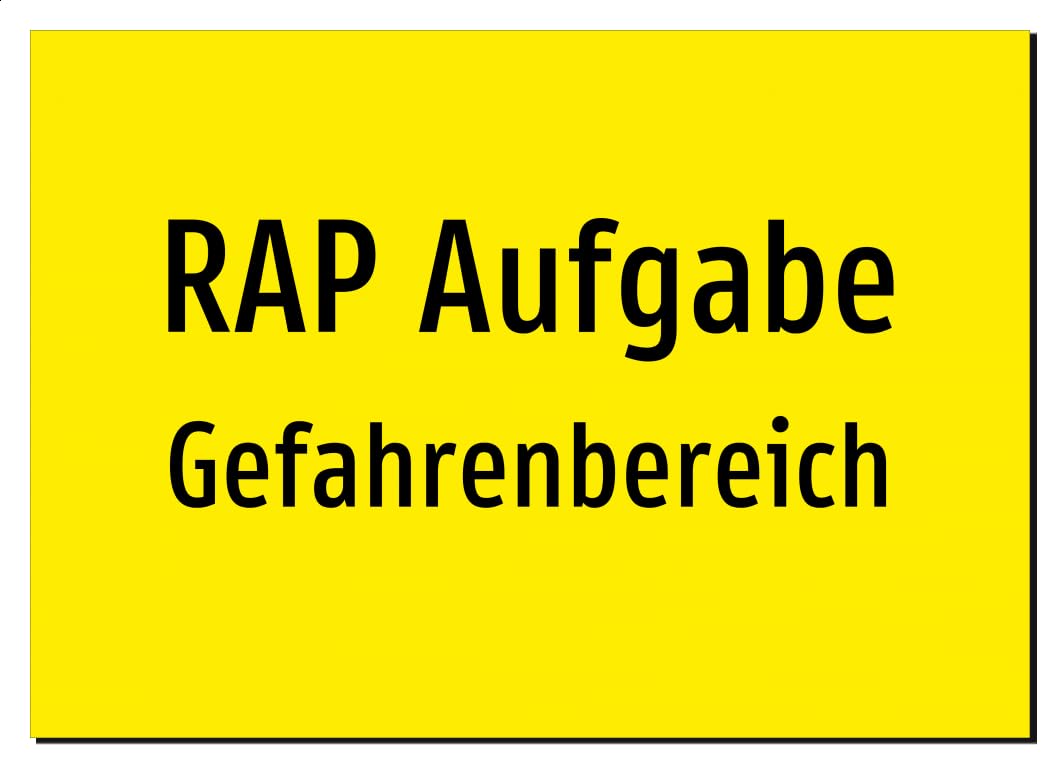 36932-DE-T-06 | RAP Aufgabe - Gefahrenbereich