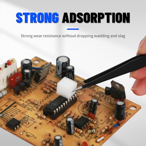 Kaisiking Nano-Cleaning Sponge for Soldering, Electronics Repair, 500pcs Mini Cleaning Sponge Blocks for Electronics Circuit Board Phone Camera Cleaning - Thumbnail 2