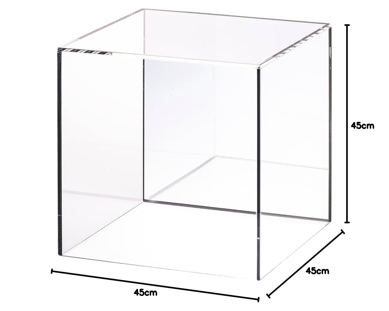 特注アクリルボックス　5面体550x550x450 Amazon.co.jp: アクリルボックス5面体 W450×D450×H450 : ホビー