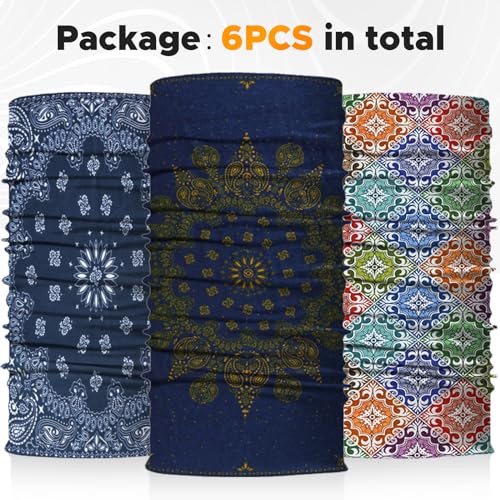 Image of JOEYOUNG Headwear, Bandana, Neck Gaiter Head Wrap Headband Balaclava Magic Scarf