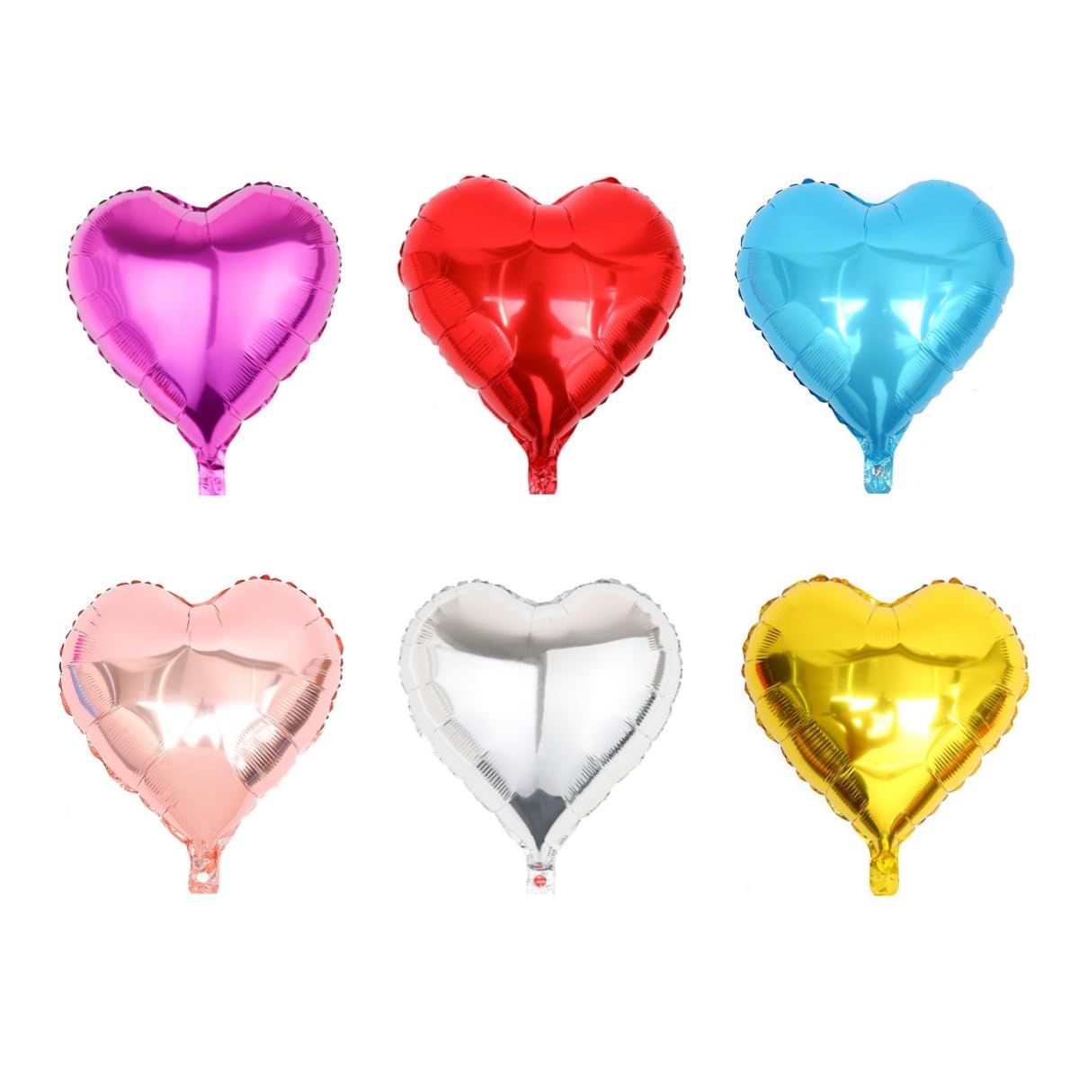 30 pcs 10 inch Heart Shaped Balloon Colorful Heart Balloon Foil Balloon for Wedding Party Valentine's Day Proposal Decoration