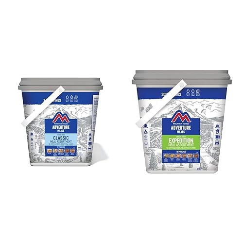 Miniatura 8 de Mountain House Classic Bucket  Alimentos liofilizados para mochileros y campamentos  24 porciones y filtro de agua personal LifeStraw para