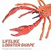 Lobster Toy Sea Animal Growth Toys Life Cycle of Crab Realistic Looking Crawfish Sea Marine Party Favors Toy for Cake Toppers Decoration