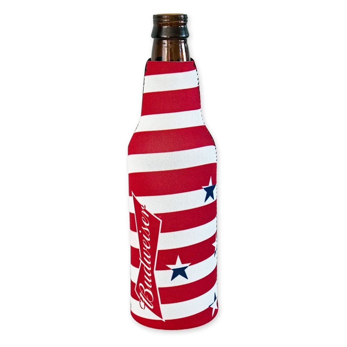 Budweiser Stars and Stripes Bottle Suit Cooler
