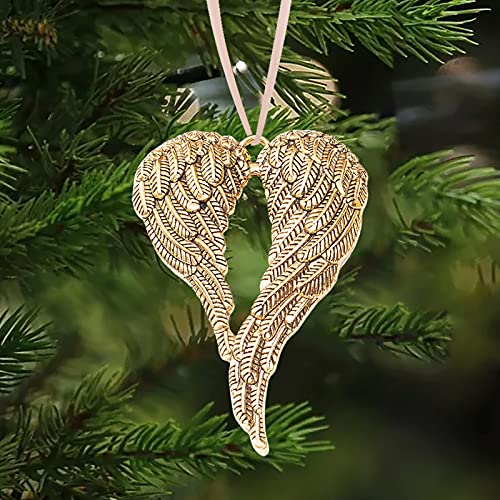 Generic DAILY DEALS Christmas Ornaments Alloy Angel Wings, Today 2024 Memorial Hanging Pendant Personalize thumb #3