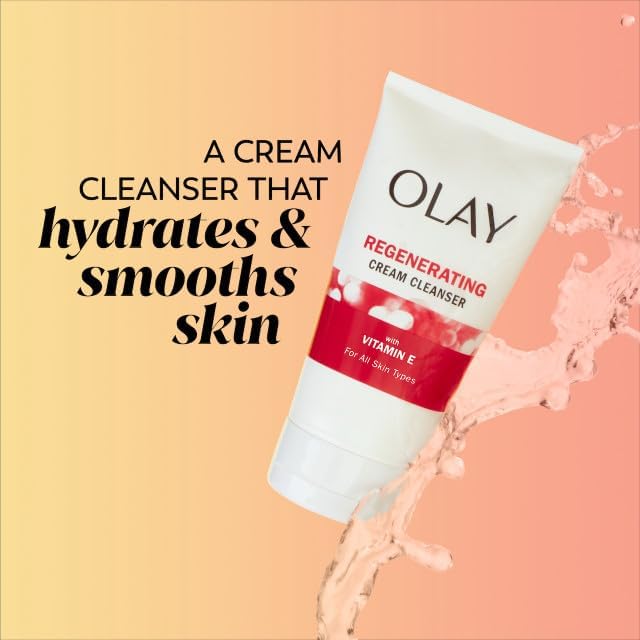 Olay Olay Regenerist Advanced Anti-Aging, Regenerating Cream Cleanser 5 Oz, 147.87 ml (Pack of 1) - Image 4