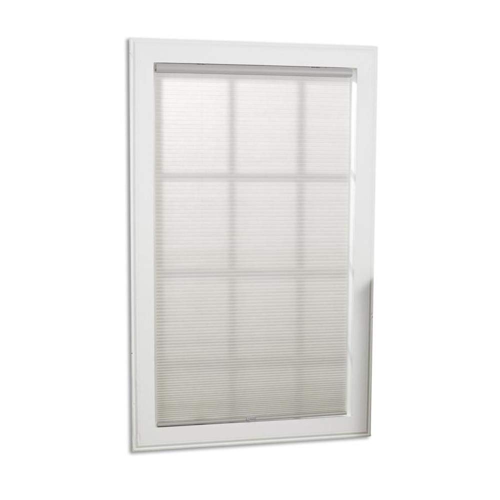 Photo 1 of allen + roth a + r Gray Light Filtering Cordless Cellular Shade (Actual: 29-in x 72-in) 29-inch width Gray